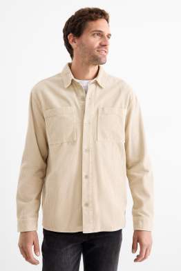 Corduroy shirt - relaxed fit - kent collar