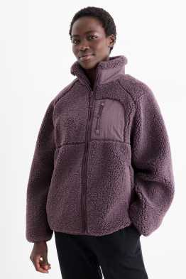 Veste en peluche de sport - doublée