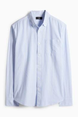 Hemd - Regular Fit - Button-down - gestreift