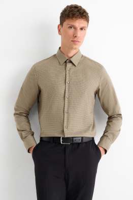 Camicia business - regular fit - collo all’italiana - senza necessità di stiratura - fantasia