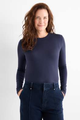 Langarmshirt - Slim Fit