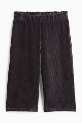 Fluwelen broek - ribstof