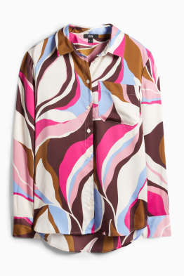 Blusa di raso - fantasia