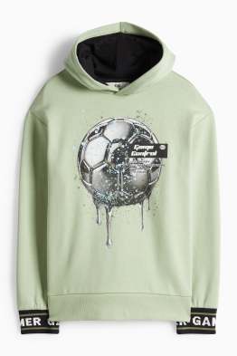 Fotbal - mikina s kapucí