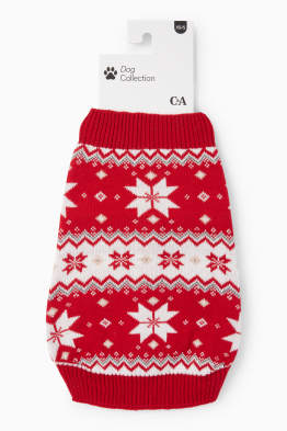 Mini Me - kerstcape voor honden - met patroon