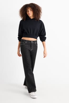 Wide leg jeans - low waist