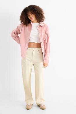 Cordhose - Mid Waist - Barrel Leg