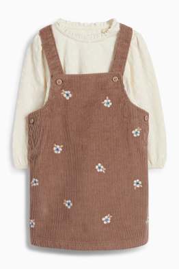 Blümchen - Baby-Outfit - 2 teilig
