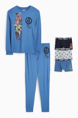 Avengers - Set - Pyjama und 3 Boxershorts - 5 teilig