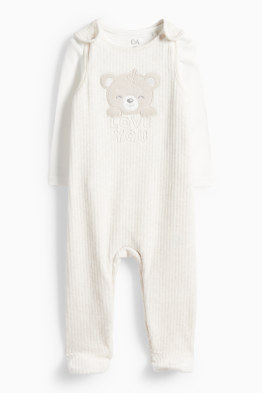 Oursons - ensemble avec grenouillère - 2 pièces