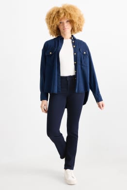 Straight jeans - talie medie