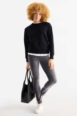Sztruksowe legginsy