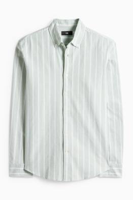 Chemise - regular fit - col button-down - à rayures