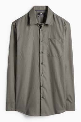 Camisa formal - regular fit - Kent - no requereix planxada - texturada