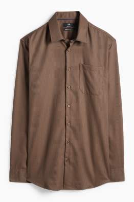 Camisa formal - regular fit - Kent - no requereix planxada - texturada