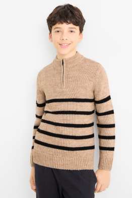 Pullover - gestreift
