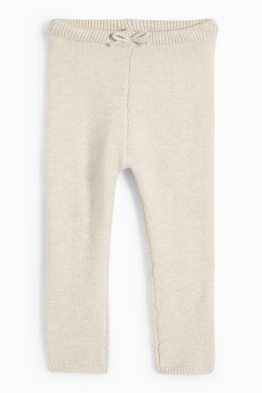 Legginsy niemowlęce z dzianiny
