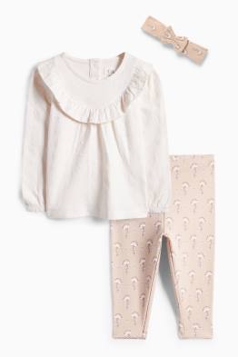 Květiny - outfit pro miminka - 3dílný