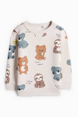 Bärchen, Koala und Faultier - Baby-Sweatshirt