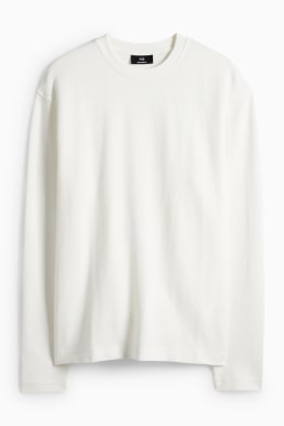 Longsleeve - relaxed fit - ribstof