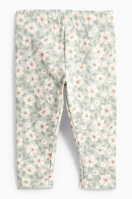 Blümchen - Baby-Thermoleggings