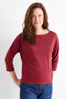 Tričko s dlouhým rukávem basic - regular fit