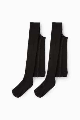 Multipack 2er - Strumpfhose - gerippt