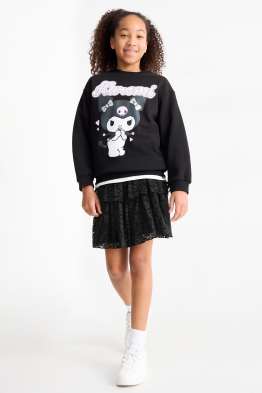 Kuromi - Set - Sweatshirt und Rock - 2 teilig