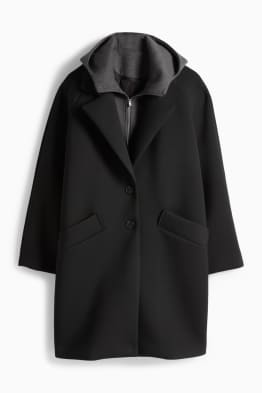 Mantel mit Kapuze