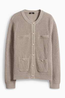 Cardigan - ribbed