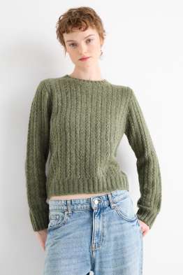 Pull - motif tressé