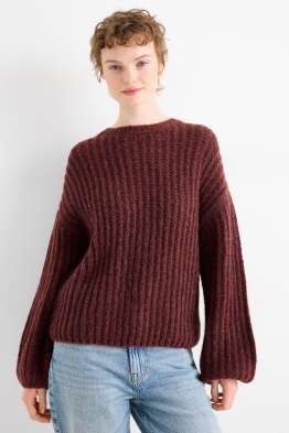 Svetr - žebrovaný