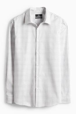 Camisa formal - regular fit - Kent - no requereix planxada - quadres