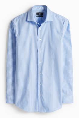 Camisa formal - slim fit - Kent - no requereix planxada - de ratlles