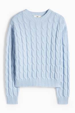 Pullover - Zopfmuster