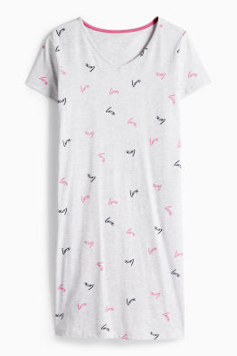Nachthemd - gemustert