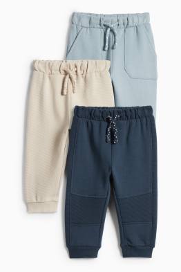 Multipack 3 ks - teplákové kalhoty pro miminka