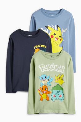 Multipack 3er - Pokémon - Langarmshirt