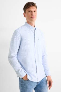 Hemd - Regular Fit - Button-down - gestreift