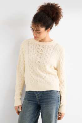 Pull - motif tressé
