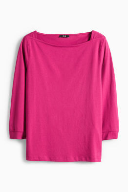 Haut à manches longues basique - regular fit