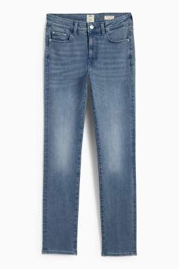 Slim jeans - mid-rise waist - shaping jeans - LYCRA®