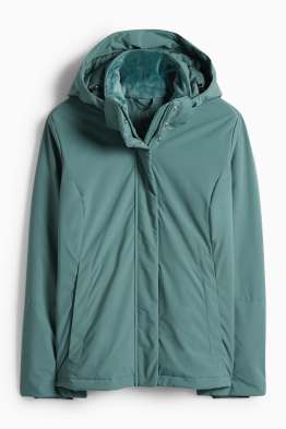 Jacke mit Kapuze - gefüttert - wasserabweisend