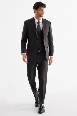 Costum cu cravată - regular fit - stretch - 4 piese