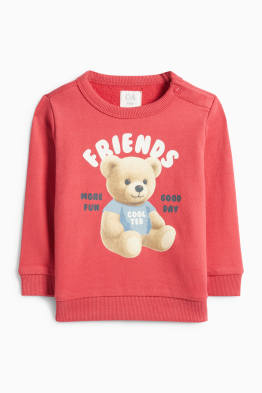 Ursuleț de pluș - bluză de molton bebeluși