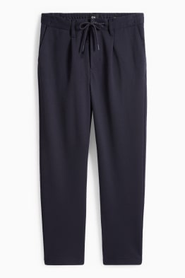 Chino - tapered fit - finition texturée