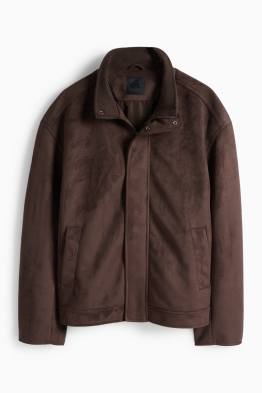 Bunda - imitace semiše