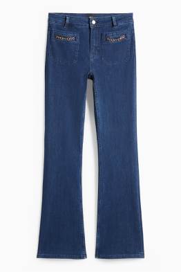 Bootcut jeans - mid waist