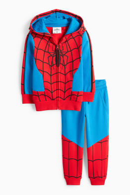 Spider-Man - ensemble - sweat zippé à capuche et pantalon de jogging