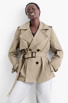 Kurzer Trenchcoat